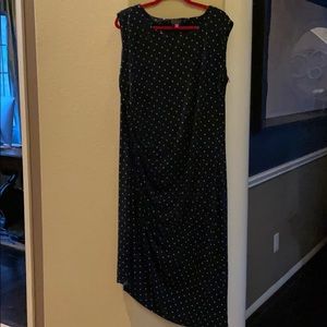 Vince Camuto sleeveless polka dot baby dress